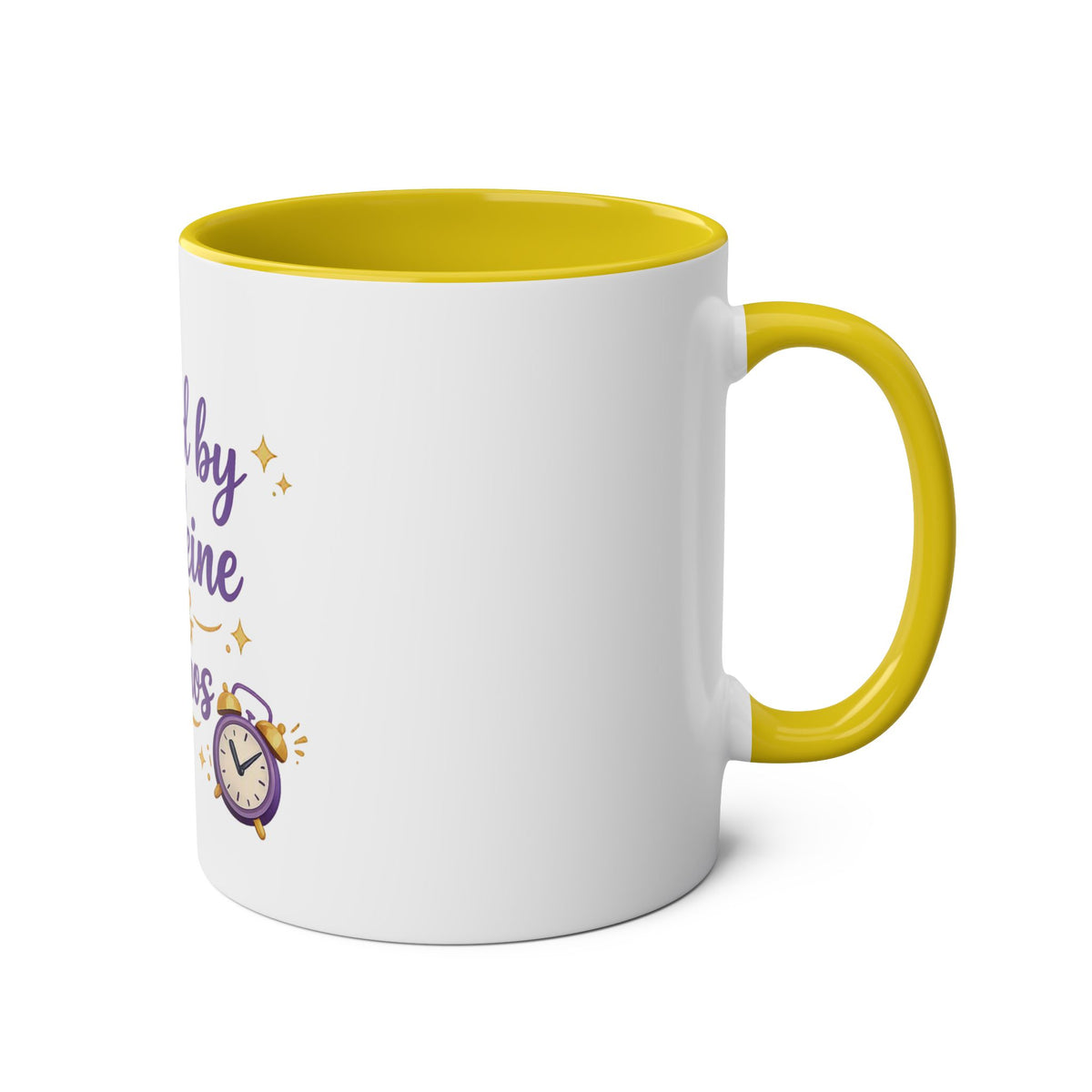Fueled by Caffeine & Chaos — Funny Quote Mug