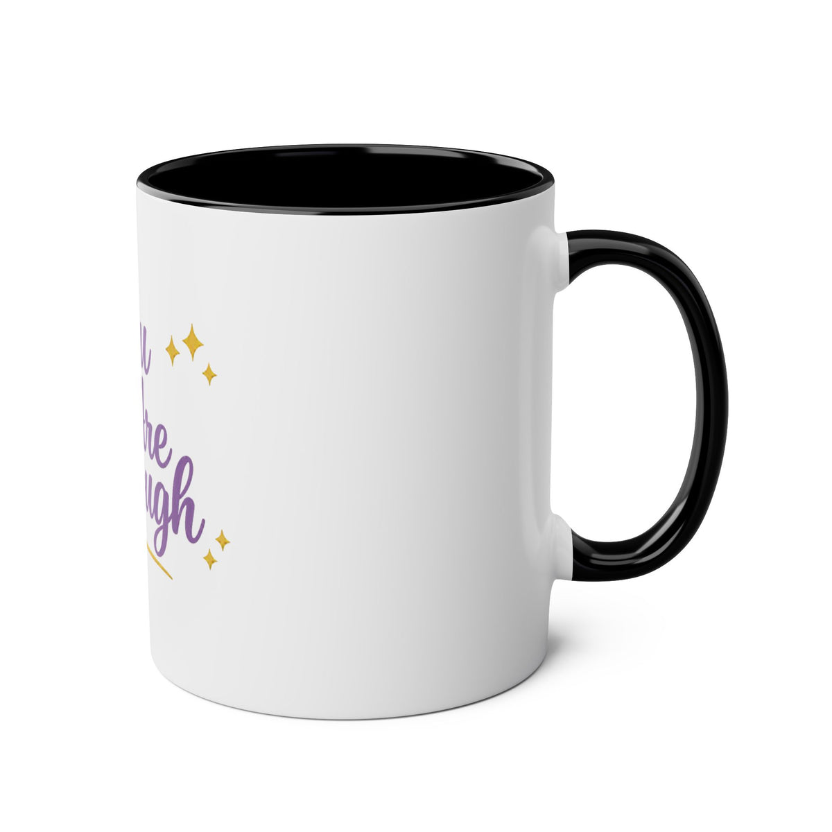 You Are Enough — Affirmation Quote Mug | Navy
