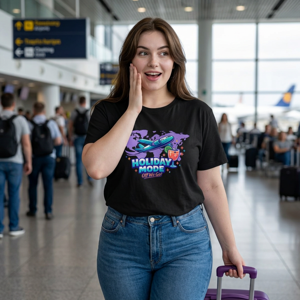 HOLIDAY MODE ACTIVATED — Off We Go! | Unisex Holiday T-Shirt