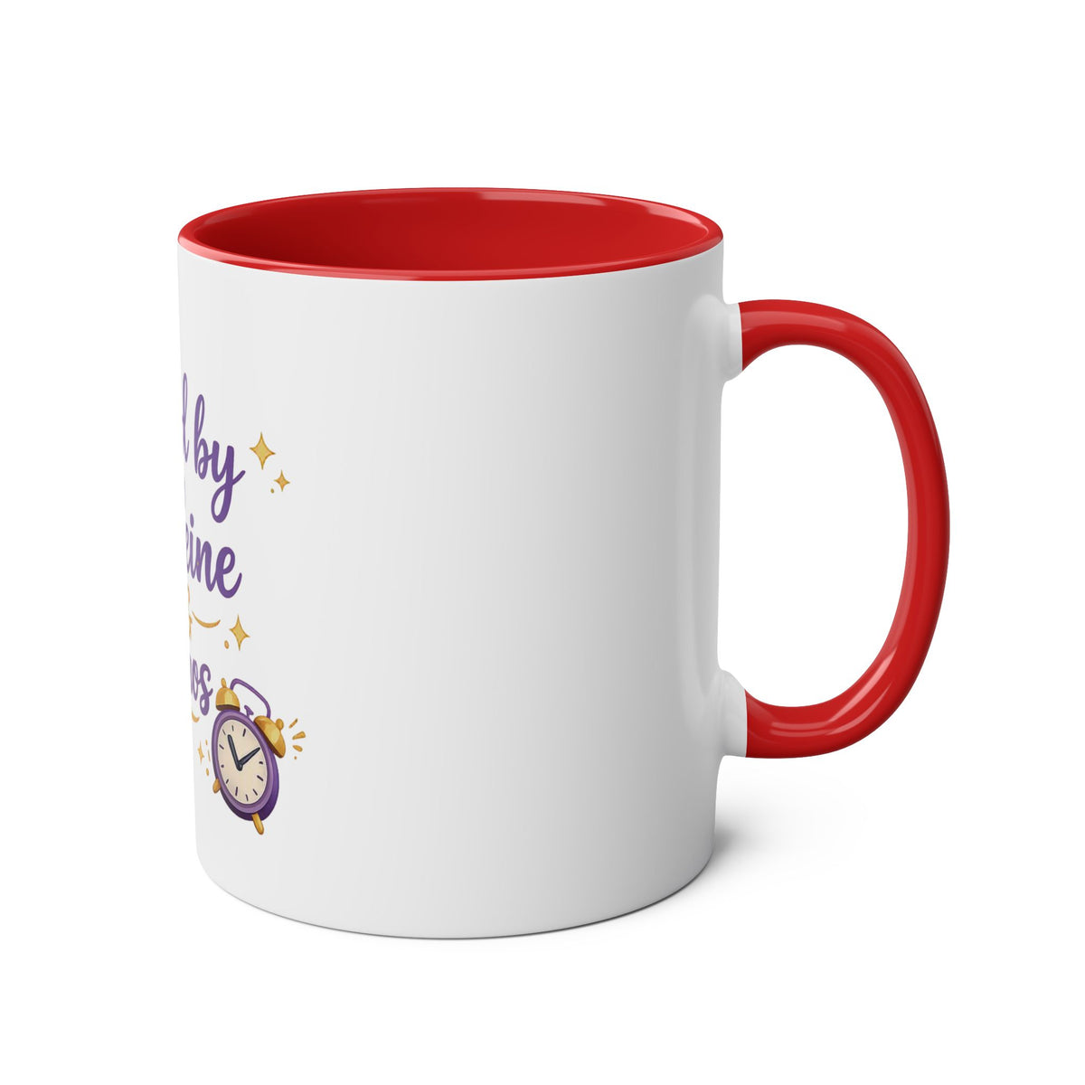 Fueled by Caffeine & Chaos — Funny Quote Mug