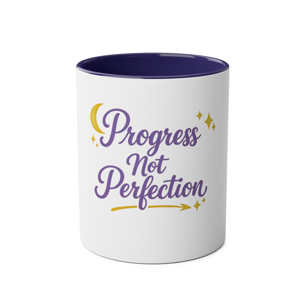 Progress Not Perfection — Affirmation Quote Mug