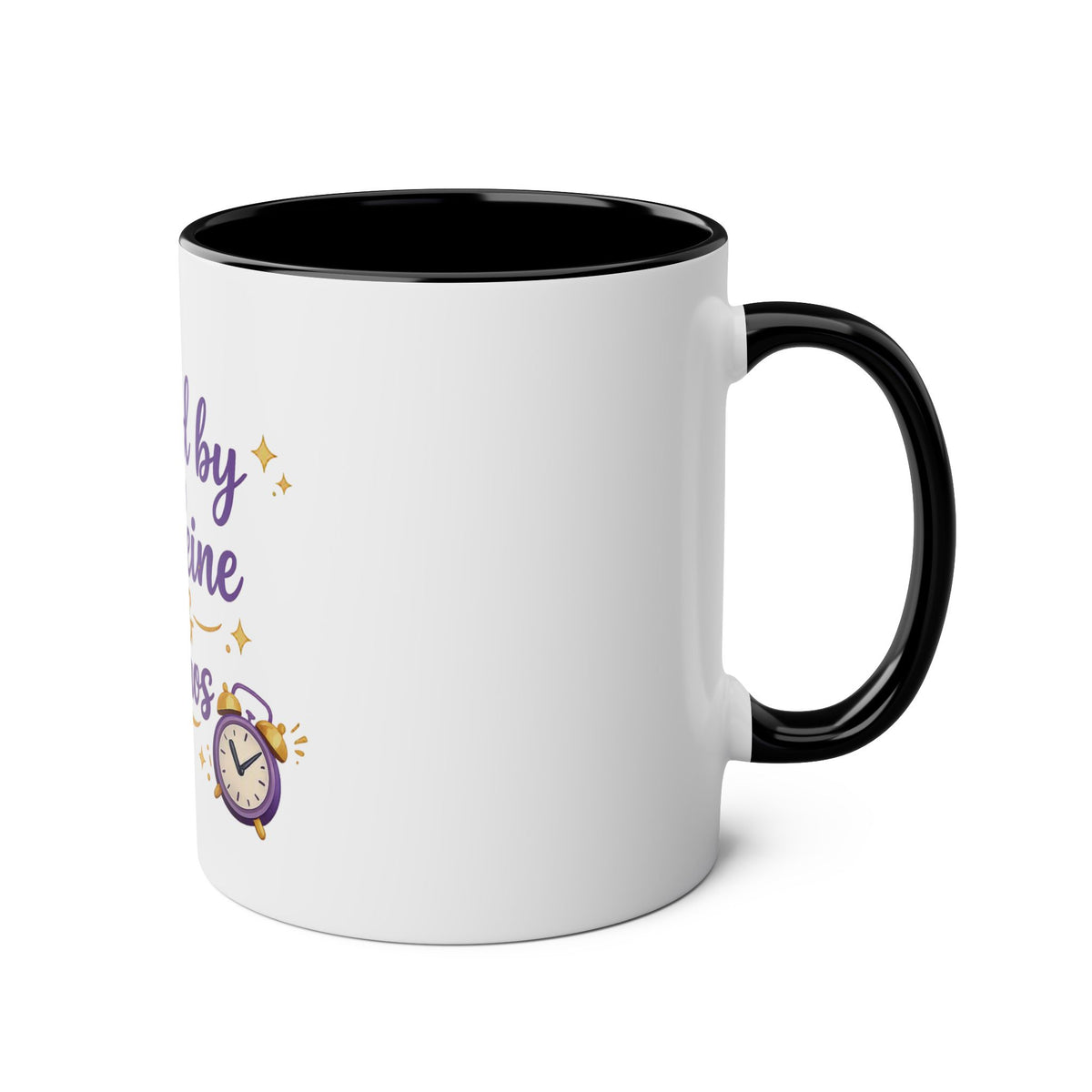 Fueled by Caffeine & Chaos — Funny Quote Mug