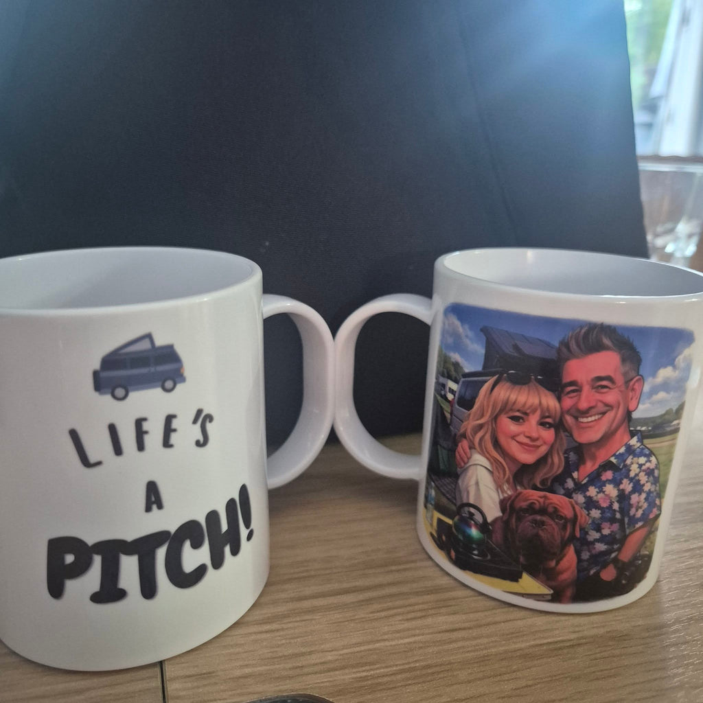 Polymer Personalised Photo Mug | Custom 11oz White Mug