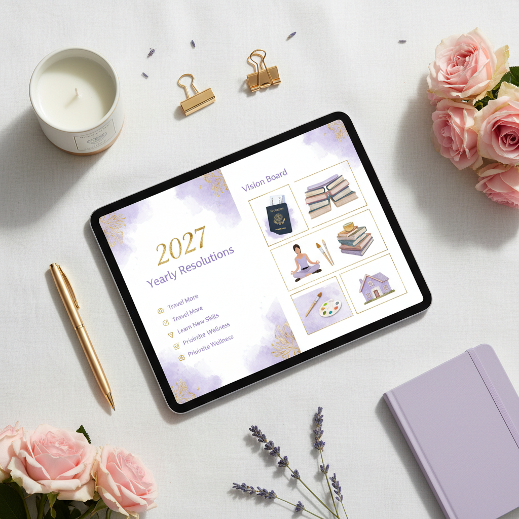 Flourish Planner Mockup - Square