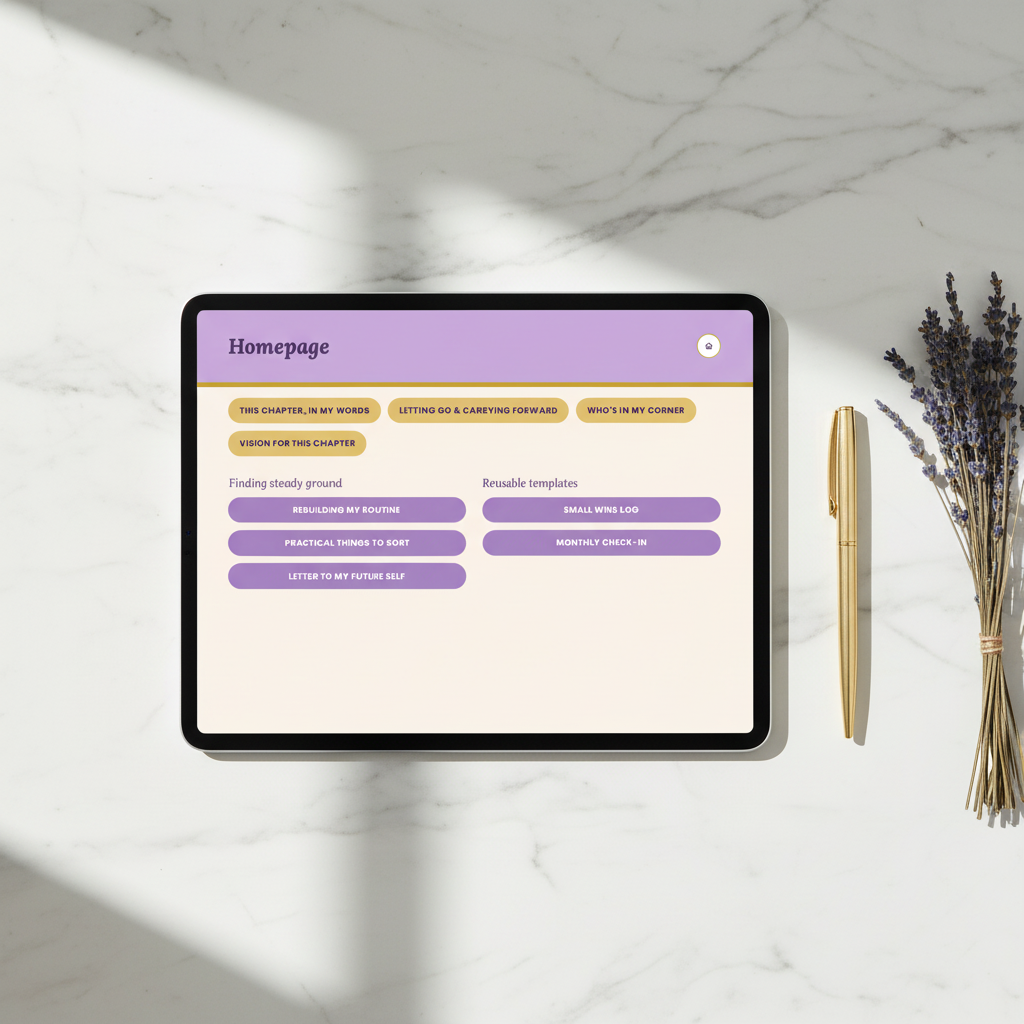 Homepage iPad Flat Lay