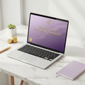 What's Your Side Hustle Match? - laptop lifestyle flat lay mockup